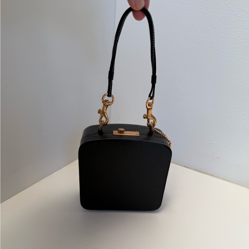 Coach Black Mini Leather Bag